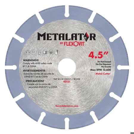 FLEXOVIT METAL CUTTING DIAMOND BLADE METALATOR 45121